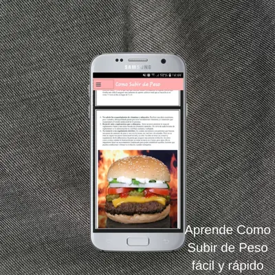 Aprende Como Subir de Peso Rápido android App screenshot 1