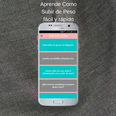 Aprende Como Subir de Peso Rápido android App screenshot 3