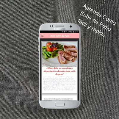 Aprende Como Subir de Peso Rápido android App screenshot 4